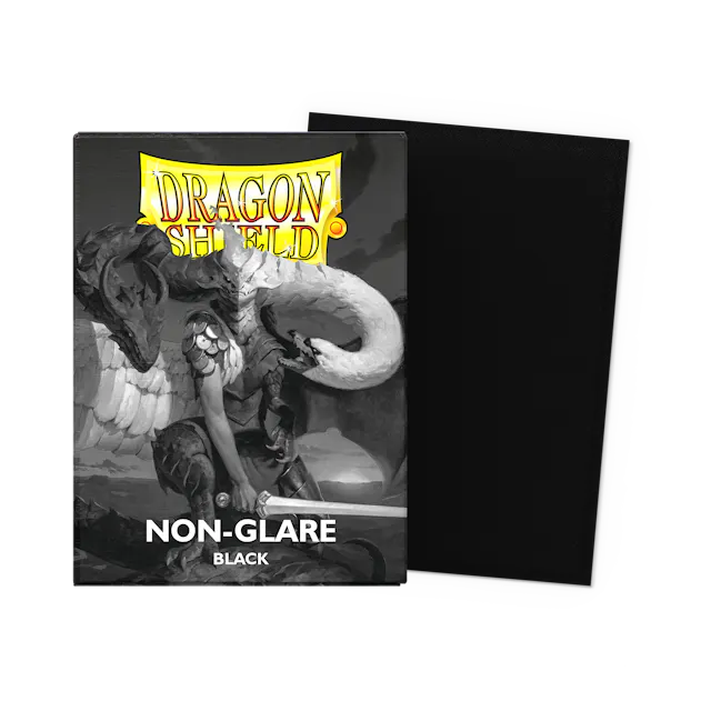 Dragon Shield Non-Glare Sleeves - Matte Black